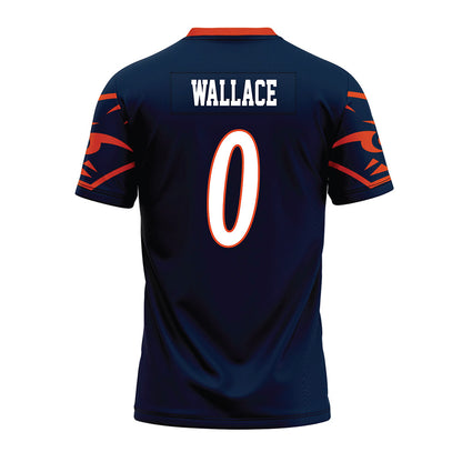 UTSA - NCAA Football : Patrick Wallace - Navy Premium Football Jersey