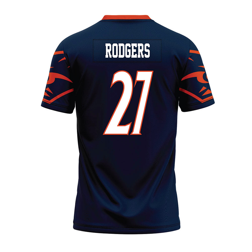 UTSA - NCAA Football : Ja'Kevian Rodgers - Navy Premium Football Jersey