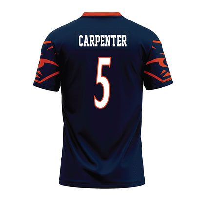 UTSA - NCAA Football : Chris Carpenter - Navy Premium Football Jersey