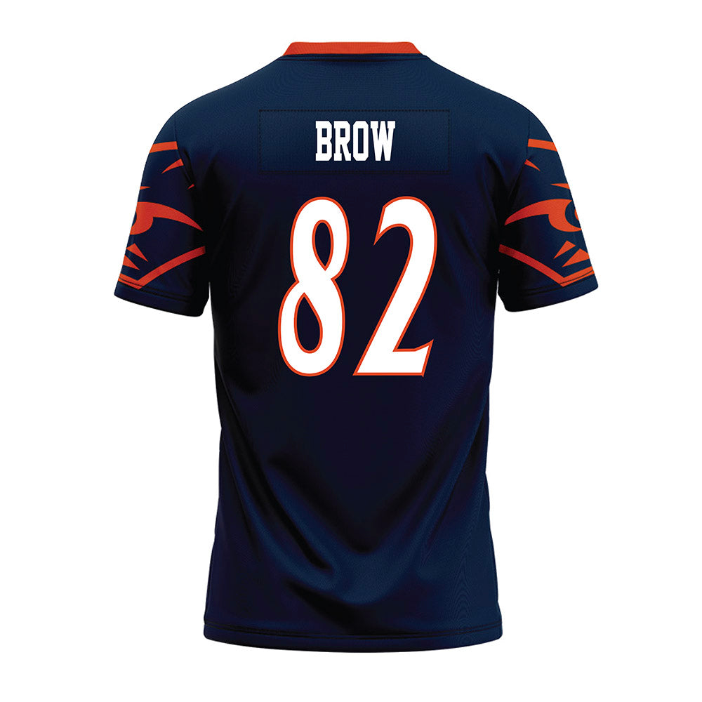 UTSA - NCAA Football : Elliot Brow - Navy Premium Football Jersey