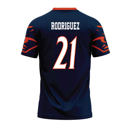 UTSA - NCAA Football : Justin Rodriguez - Navy Premium Football Jersey