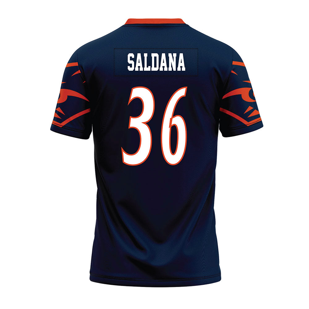 UTSA - NCAA Football : Ezekiel Saldana - Navy Premium Football Jersey