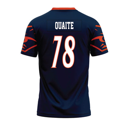 UTSA - NCAA Football : DJ Quaite - Navy Premium Football Jersey