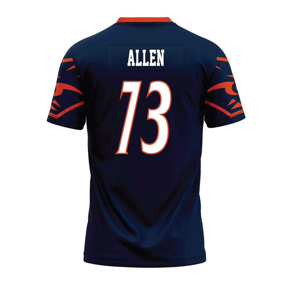 UTSA - NCAA Football : Demetris Allen - Navy Premium Football Jersey