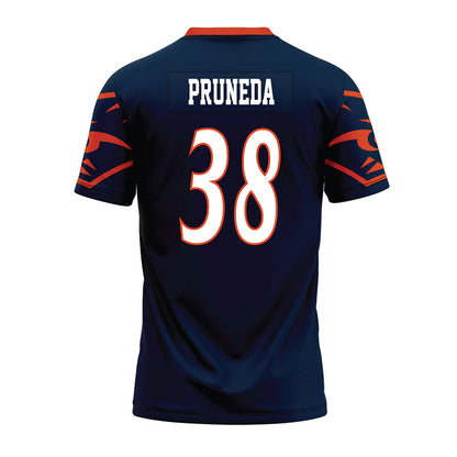 UTSA - NCAA Football : Alan Pruneda - Navy Premium Football Jersey