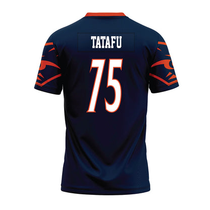 UTSA - NCAA Football : Venly Tatafu - Navy Premium Football Jersey