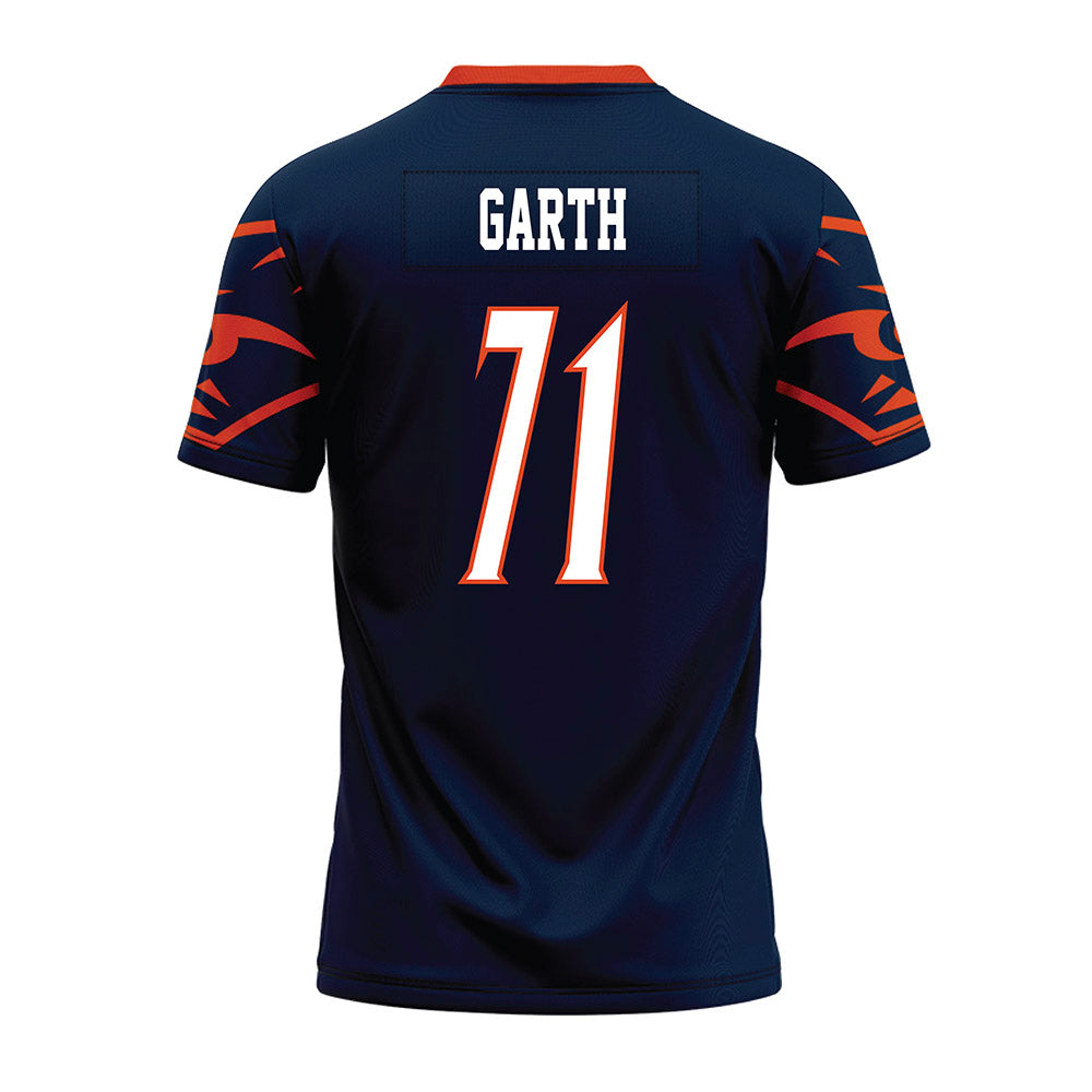 UTSA - NCAA Football : Jaylen Garth - Navy Premium Football Jersey