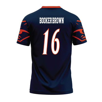 UTSA - NCAA Football : Nicholas Booker-Brown - Navy Premium Football Jersey