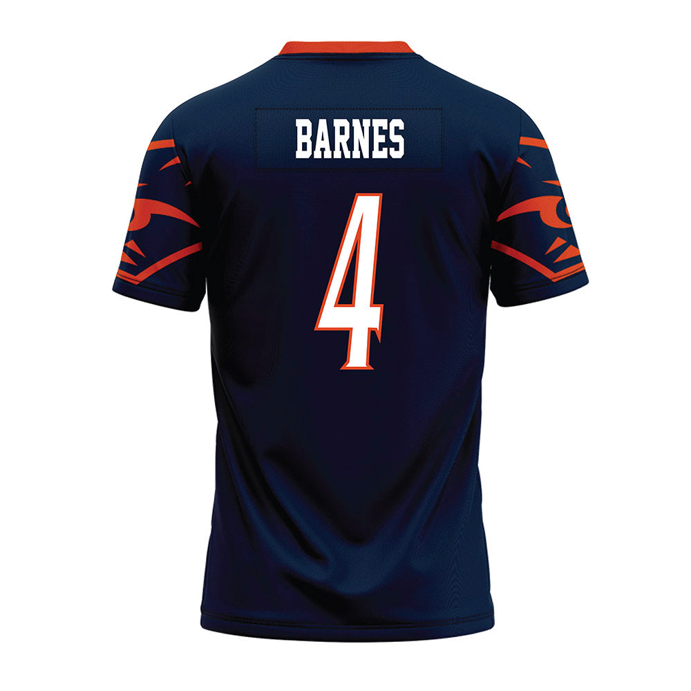 UTSA - NCAA Football : Kevorian Barnes - Navy Premium Football Jersey