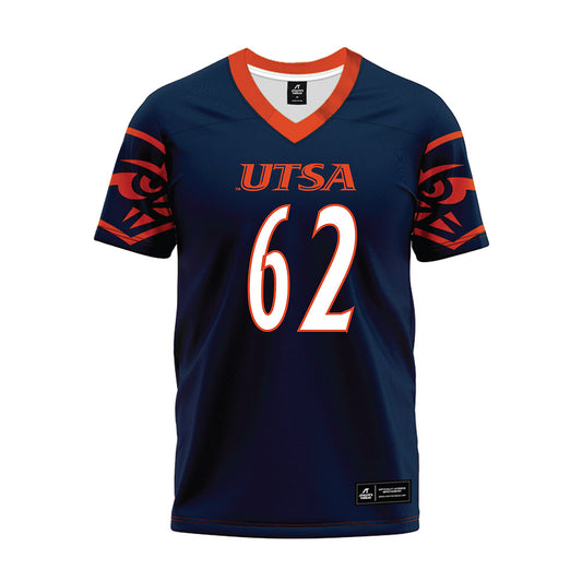 UTSA - NCAA Football : Robert Rigsby - Navy Premium Football Jersey