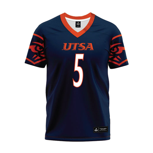 UTSA - NCAA Football : Chris Carpenter - Navy Premium Football Jersey