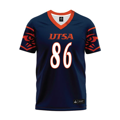 UTSA - NCAA Football : Jamel Hardy - Navy Premium Football Jersey