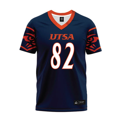 UTSA - NCAA Football : Elliot Brow - Navy Premium Football Jersey