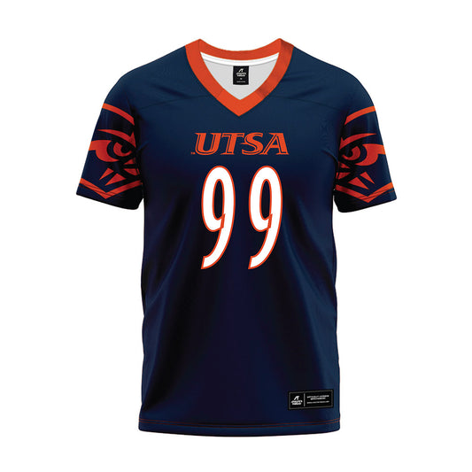 UTSA - NCAA Football : Brandon Matterson - Navy Premium Football Jersey