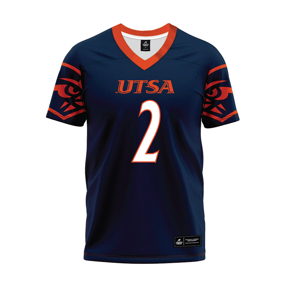 UTSA - NCAA Football : Brandon Brown - Navy Premium Football Jersey