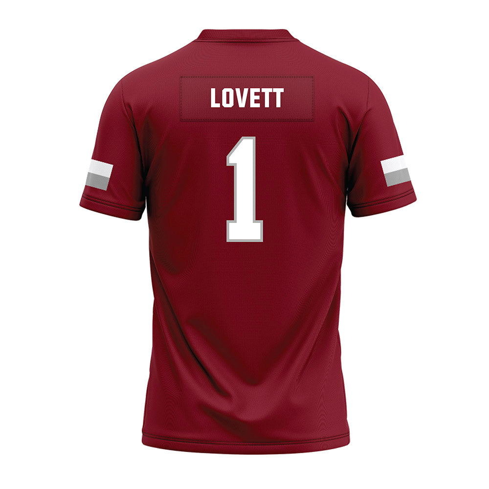 Troy - NCAA Football : Jordan Lovett - Premium Football Jersey-1