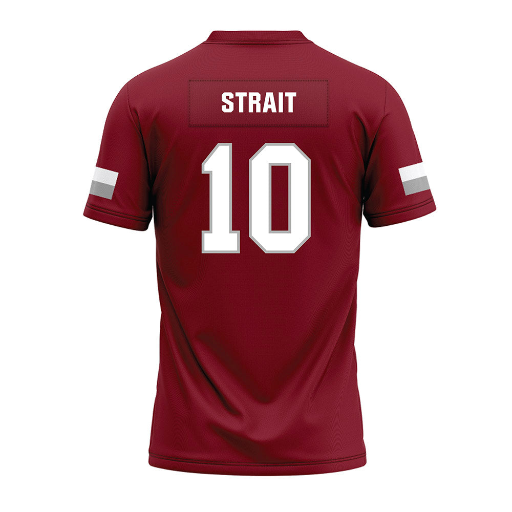 Troy - NCAA Football : Jabari Strait - Premium Football Jersey-1