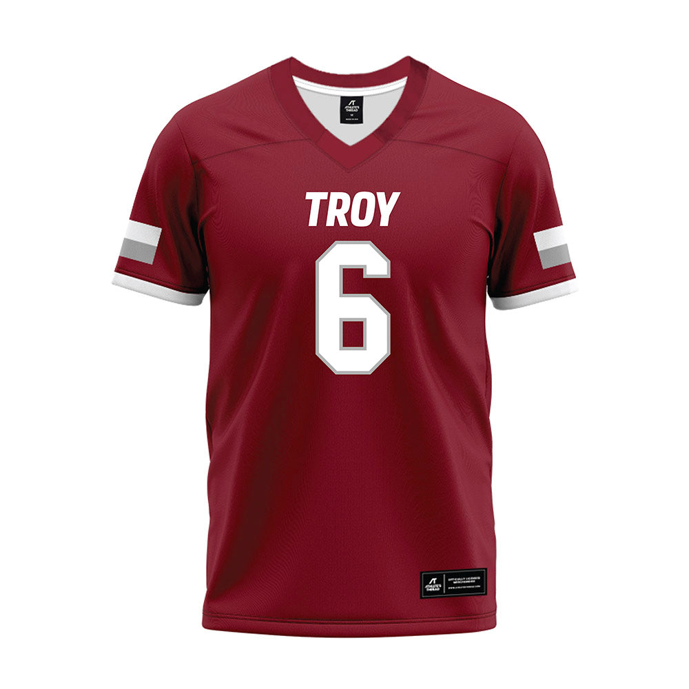 Troy - NCAA Football : Justin Powe - Premium Football Jersey-0