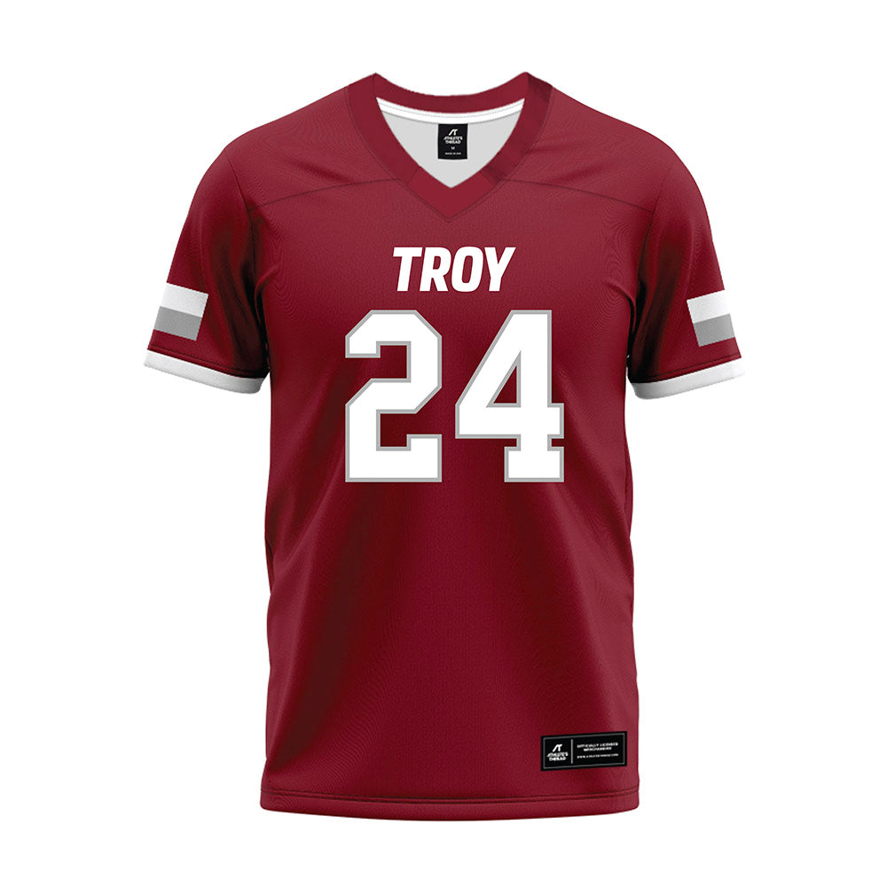 Troy - NCAA Football : Kinnick Manley - Premium Football Jersey-0