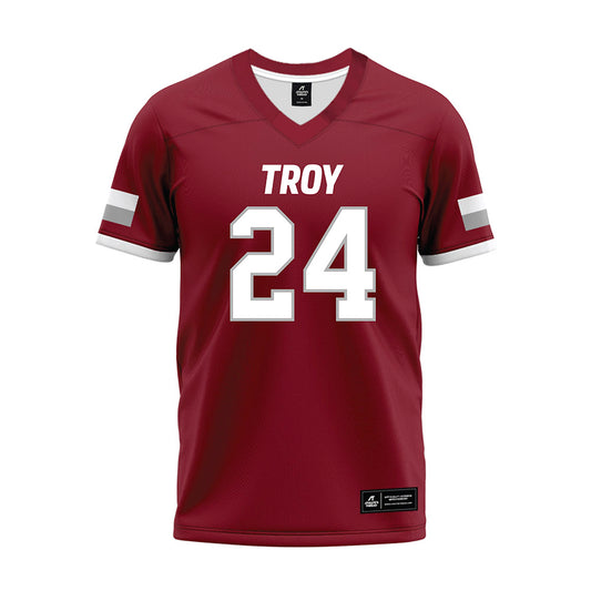 Troy - NCAA Football : Kinnick Manley - Premium Football Jersey-0