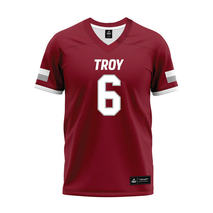 Troy - NCAA Football : Jack James - Premium Football Jersey-0