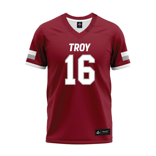 Troy - NCAA Football : Trashun Griffin - Premium Football Jersey-0