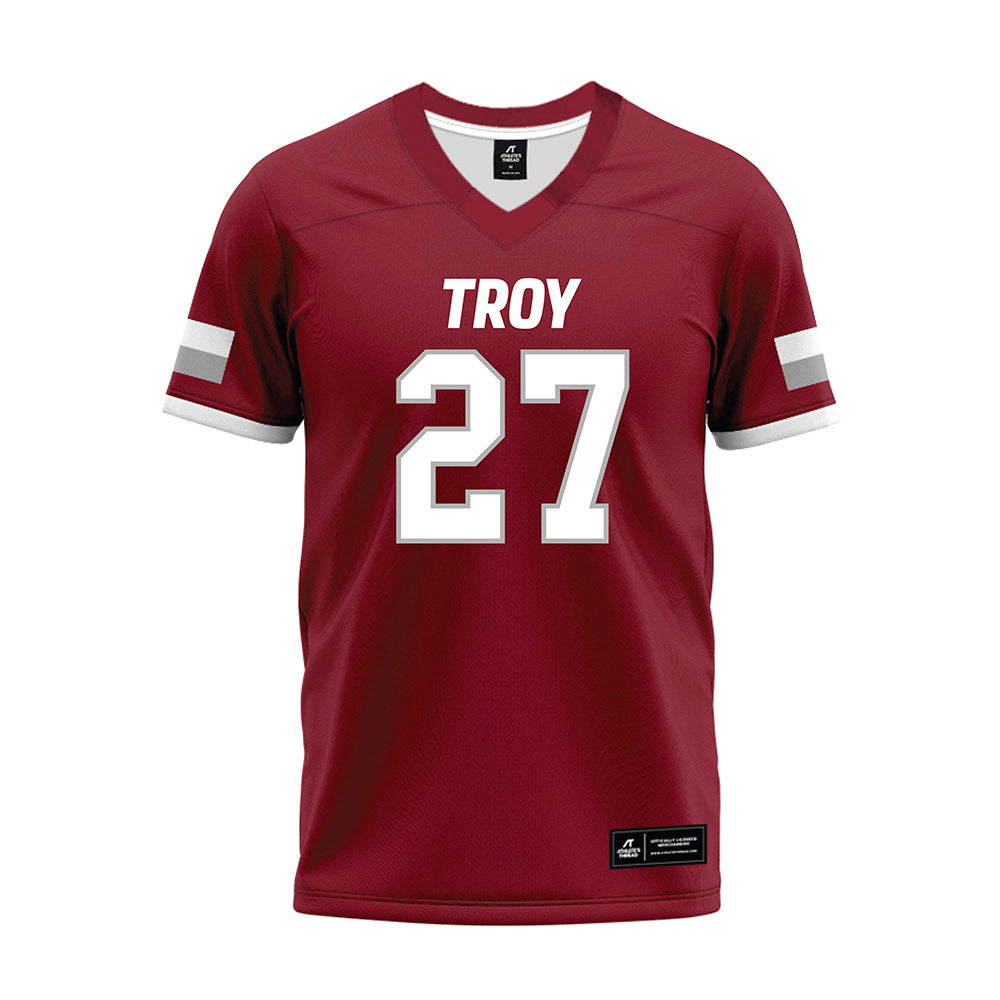 Troy - NCAA Football : OJ Vaughan Jr - Premium Football Jersey-0