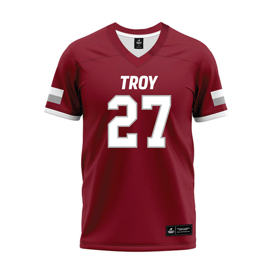 Troy - NCAA Football : OJ Vaughan Jr - Premium Football Jersey-0