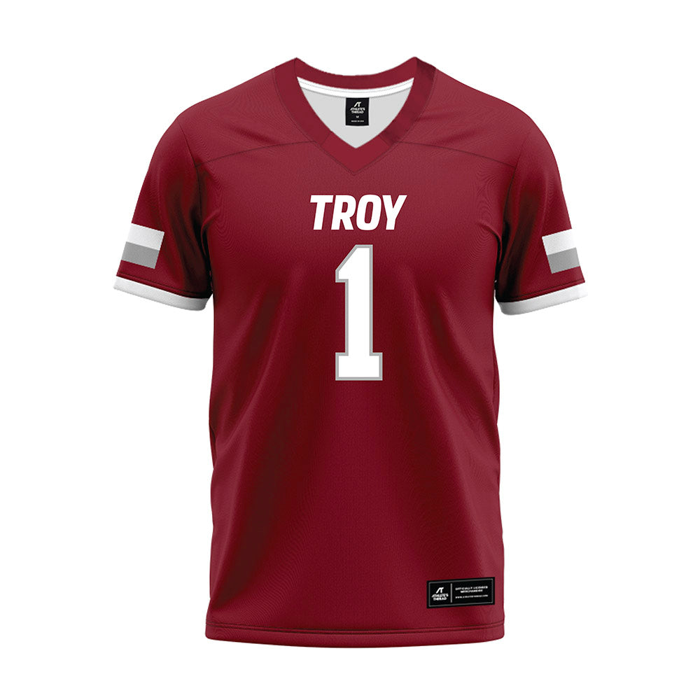 Troy - NCAA Football : Jordan Lovett - Premium Football Jersey-0