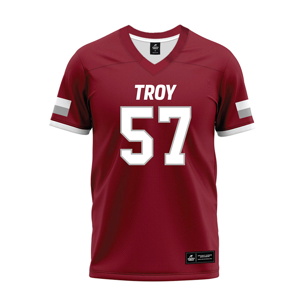 Troy - NCAA Football : Noah Mercer - Premium Football Jersey-0