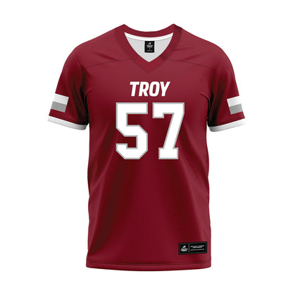Troy - NCAA Football : Noah Mercer - Premium Football Jersey-0