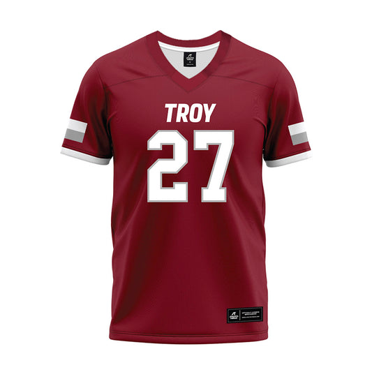 Troy - NCAA Football : John Butler - Premium Football Jersey