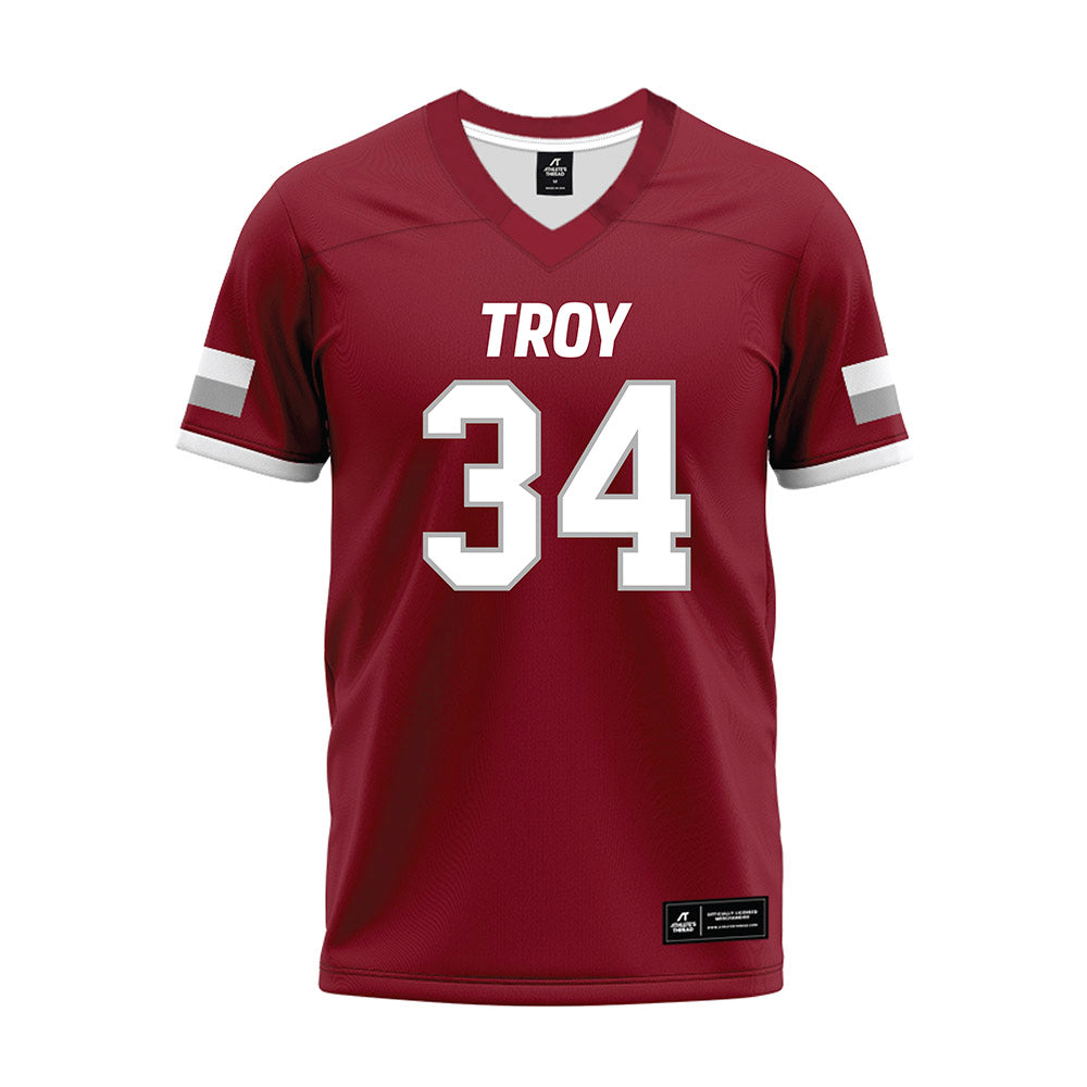Troy - NCAA Football : Jeremiah Alvis - Premium Football Jersey-0