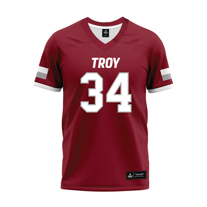 Troy - NCAA Football : Jeremiah Alvis - Premium Football Jersey-0