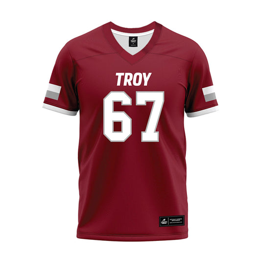 Troy - NCAA Football : Matt Henry - Premium Football Jersey-0