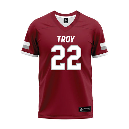 Troy - NCAA Football : Tae Meadows - Premium Football Jersey-0