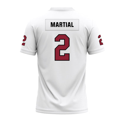 Troy - NCAA Football : Carlton Martial - White Premium Football Jersey