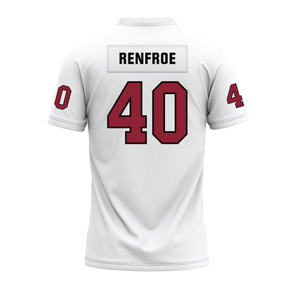 Troy - NCAA Football : Scott Renfroe - White Premium Football Jersey