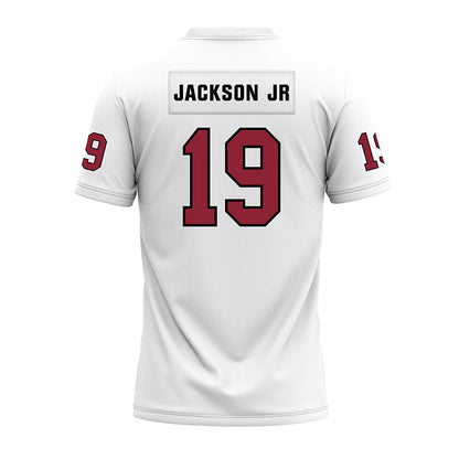 Troy - NCAA Football : DJ Jackson Jr - White Premium Football Jersey-1