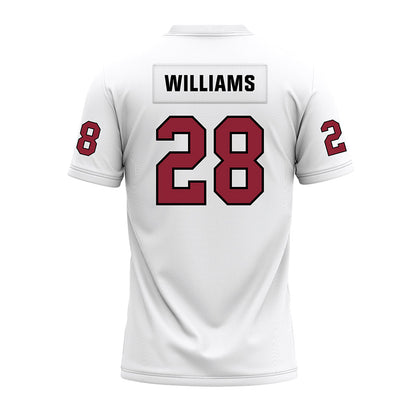 Troy - NCAA Football : Azlan Williams - White Premium Football Jersey