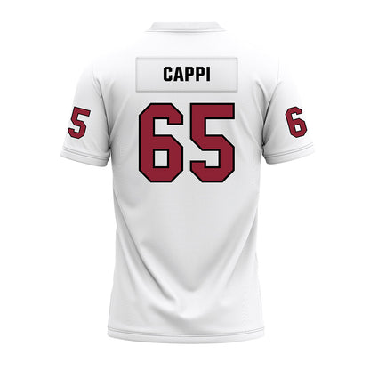 Troy - NCAA Football : Tyler Cappi - White Premium Football Jersey
