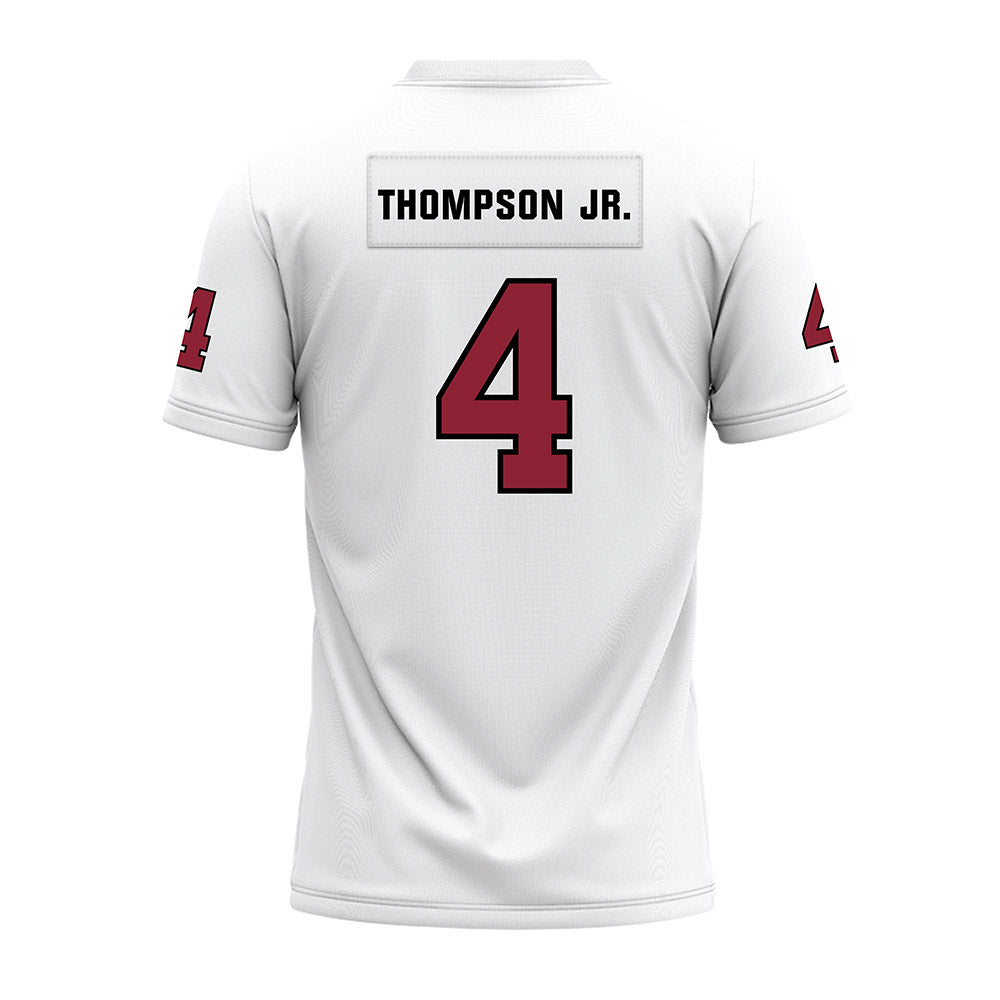 Troy - NCAA Football : TJ Thompson Jr. - White Premium Football Jersey-1