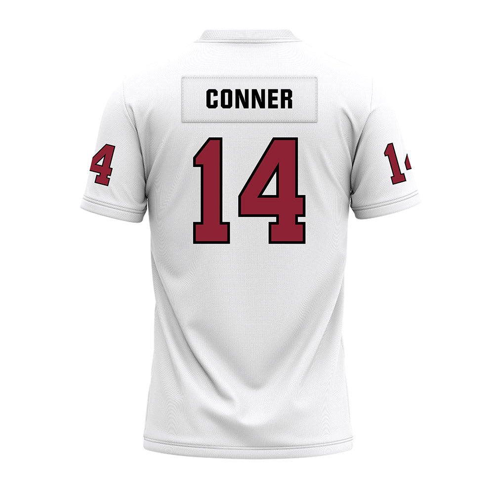 Troy - NCAA Football : Ethan Conner - White Premium Football Jersey