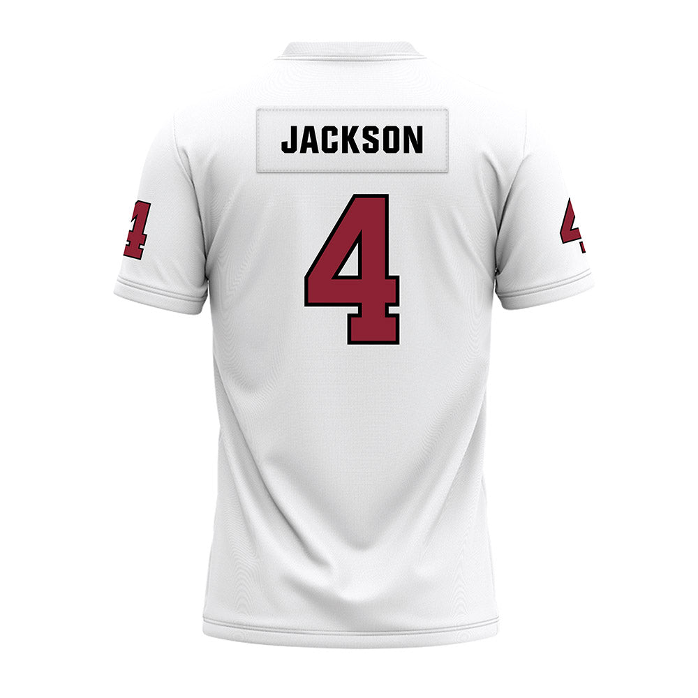 Troy - NCAA Football : Brendan Jackson - White Premium Football Jersey-1