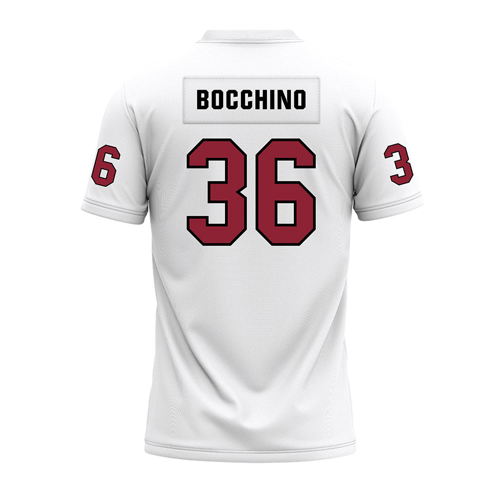 Troy - NCAA Football : Jon Bocchino - White Premium Football Jersey-1