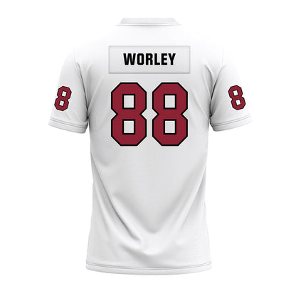 Troy - NCAA Football : Jackson Worley - White Premium Football Jersey-1