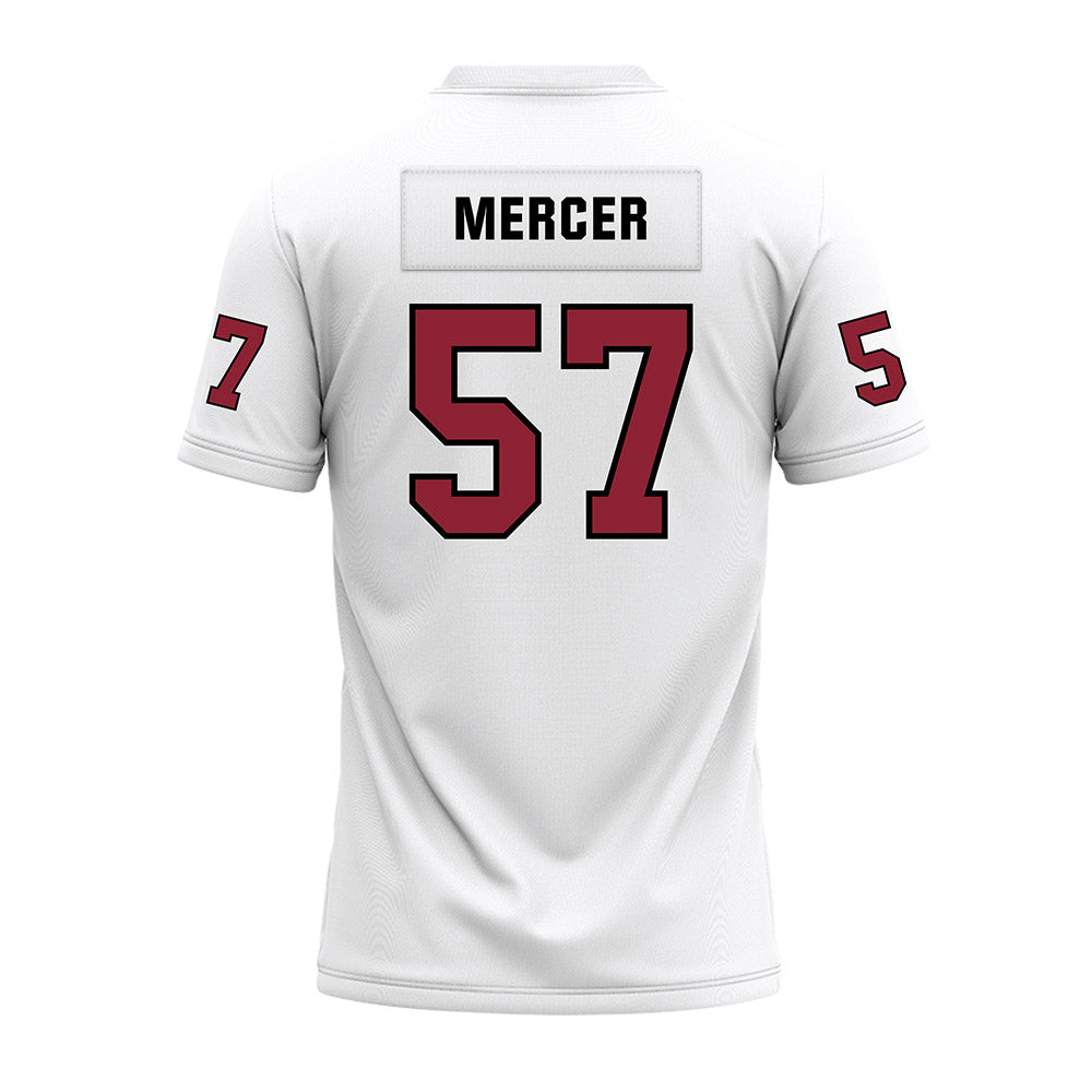 Troy - NCAA Football : Noah Mercer - White Premium Football Jersey-1
