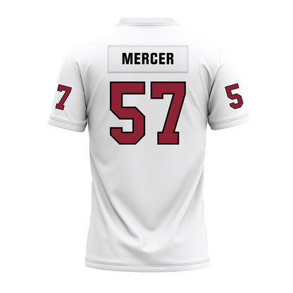 Troy - NCAA Football : Noah Mercer - White Premium Football Jersey-1