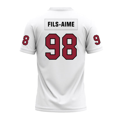 Troy - NCAA Football : Jamel Fils-Aime - White Premium Football Jersey-1