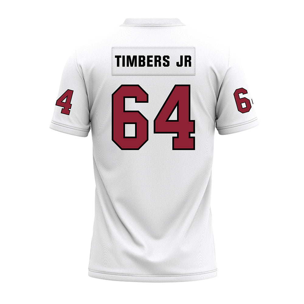 Troy - NCAA Football : Ricky Timbers Jr - White Premium Football Jersey-1